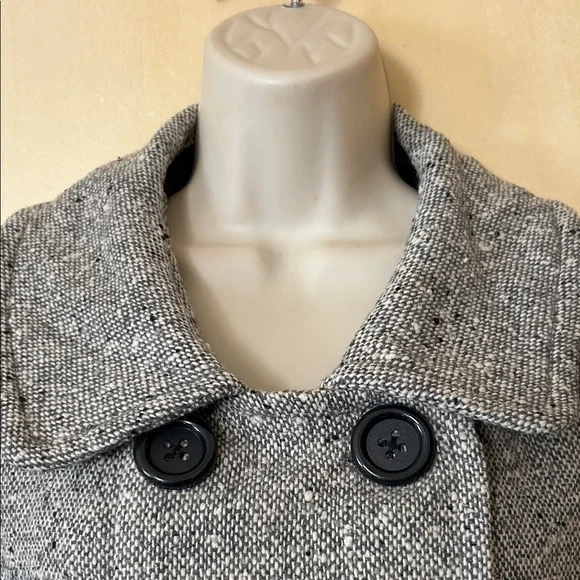 Olive des Olive Black and White Double-Breasted Tweed Jacket size S - Picture 3 of 11